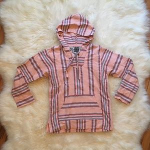 Hooded sweater, drug rug style